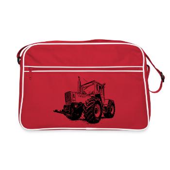 Le colosse vert - Sac Retro - rouge/blanc - Devant