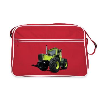 Géant vert des champs - Sac Retro - rouge/blanc - Devant