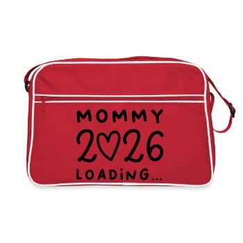 Maman 2026 - Sac Retro - rouge/blanc - Devant