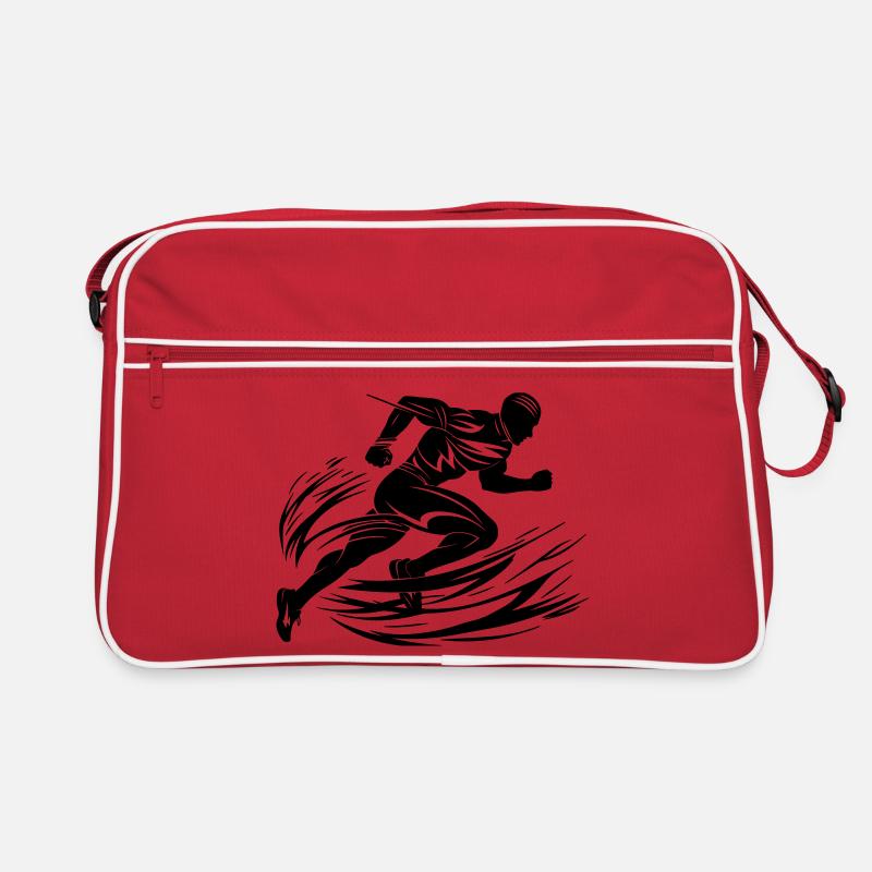 Sprinter en mouvement Sac Retro