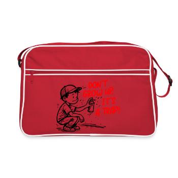 C’est un tour de passe-passe - Sac Retro - rouge/blanc - Devant