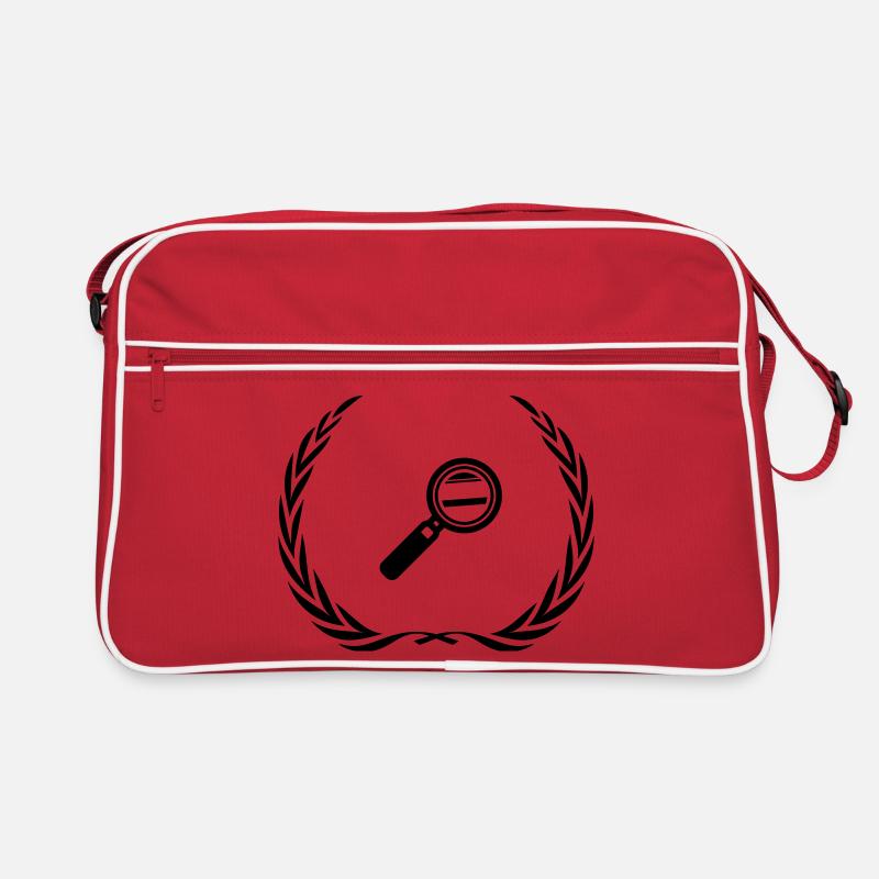 Lupe Symbol Kranz Retro Tasche