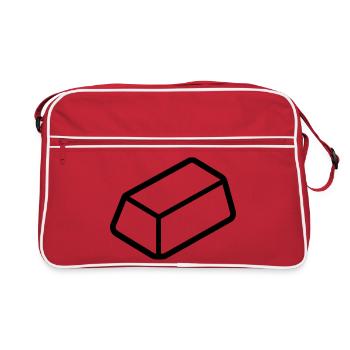 Gold Bar - Retro Bag - red/white - Front