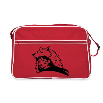 Amazone Femme - Sac Retro - rouge/blanc - Devant
