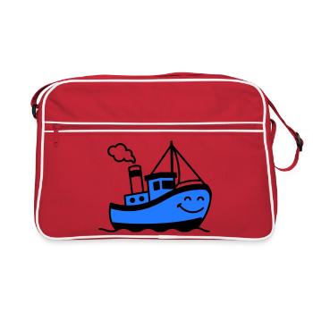 Enfants du navire - Sac Retro - rouge/blanc - Devant