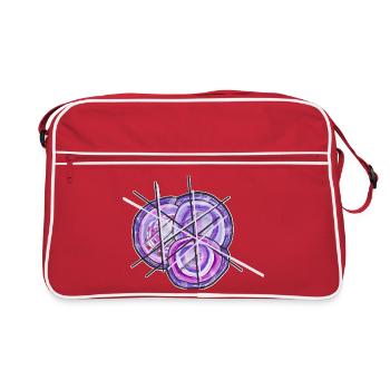 Structure in chaos - Retro Bag - red/white - Front
