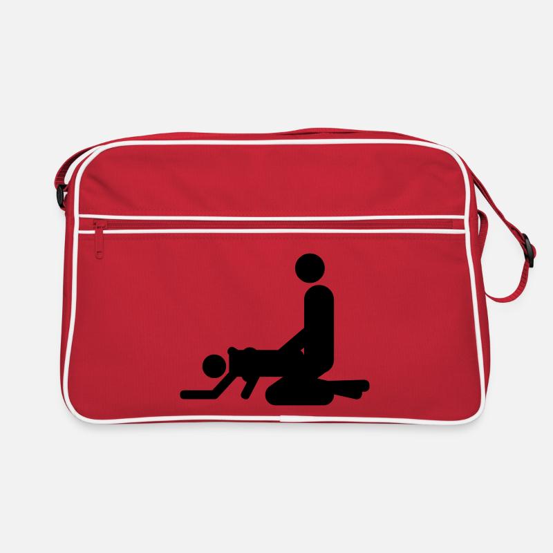 von hinten Retro Tasche