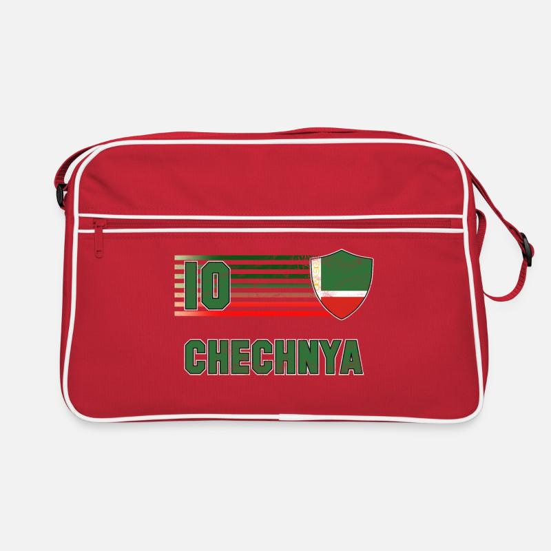Tschetschenien Fußball Mannschaft Retro Tasche