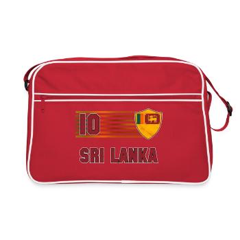 Équipe du Sri Lanka de football - Sac Retro - rouge/blanc - Devant