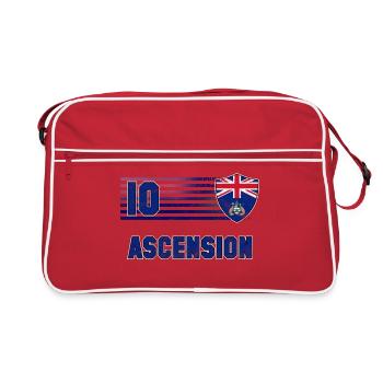 Équipe de football de l’Ascension - Sac Retro - rouge/blanc - Devant