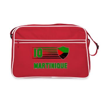 Équipe de Martinique de football - Sac Retro - rouge/blanc - Devant