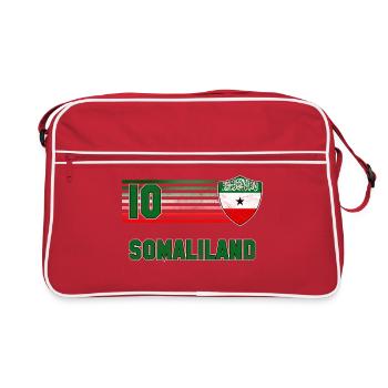 Équipe du Somaliland de football - Sac Retro - rouge/blanc - Devant