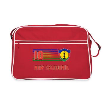 Équipe de Nouvelle-Calédonie de football - Sac Retro - rouge/blanc - Devant