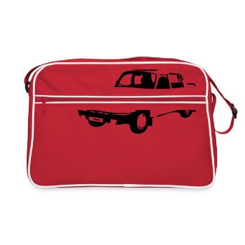 Wartburg 1,3er - Retro Tasche - Rot/Weiß - Vorne