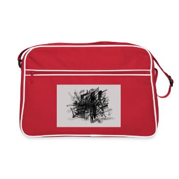 Knot of Noise - Retro Bag - red/white - Front