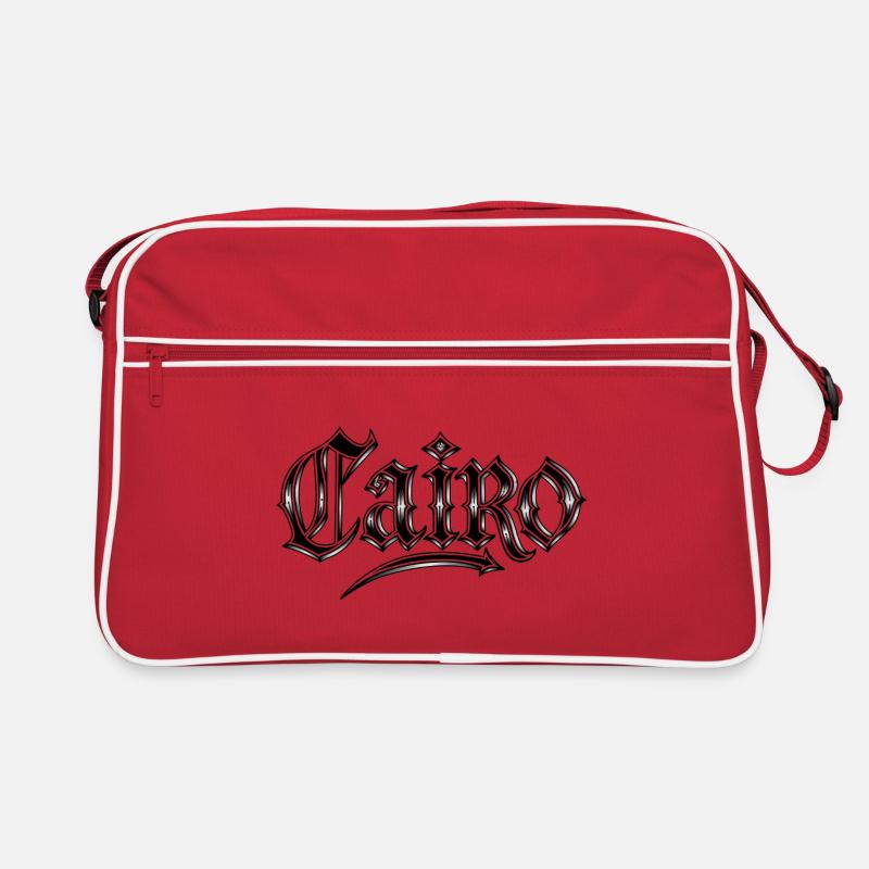 Kairo Gothic Schriftzug Retro Tasche