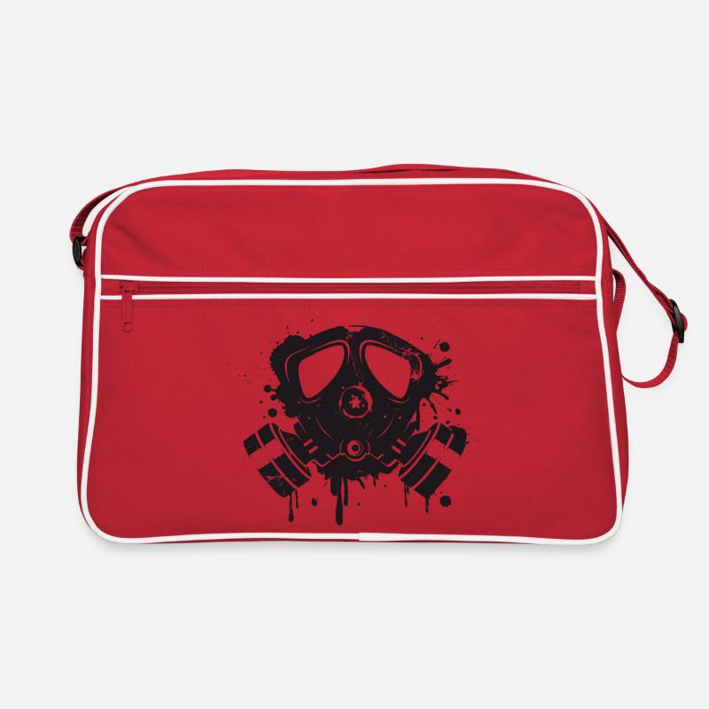 Masque à gaz graffiti Sac Retro