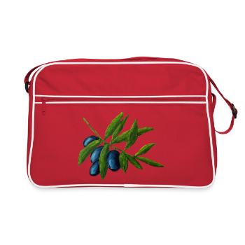 Olives - Retro Bag - red/white - Front