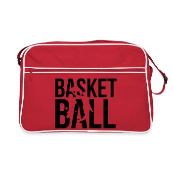 Basketball - Retro Bag - red/white - Front