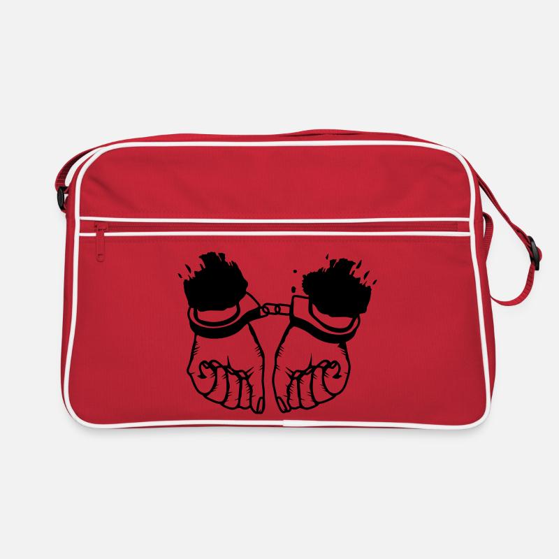 Hände und Handschellen Retro Tasche