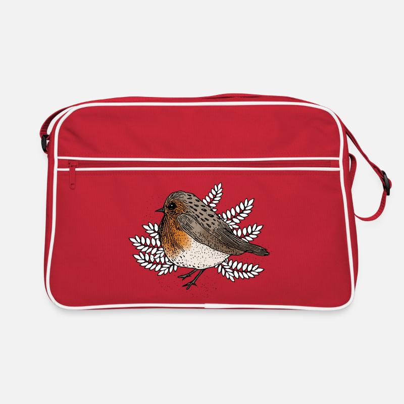 Robins on Branches Retro Bag