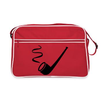 pipe - Retro Bag - red/white - Front