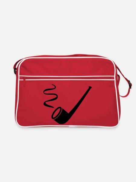 pipe - Retro Bag - red/white - Front