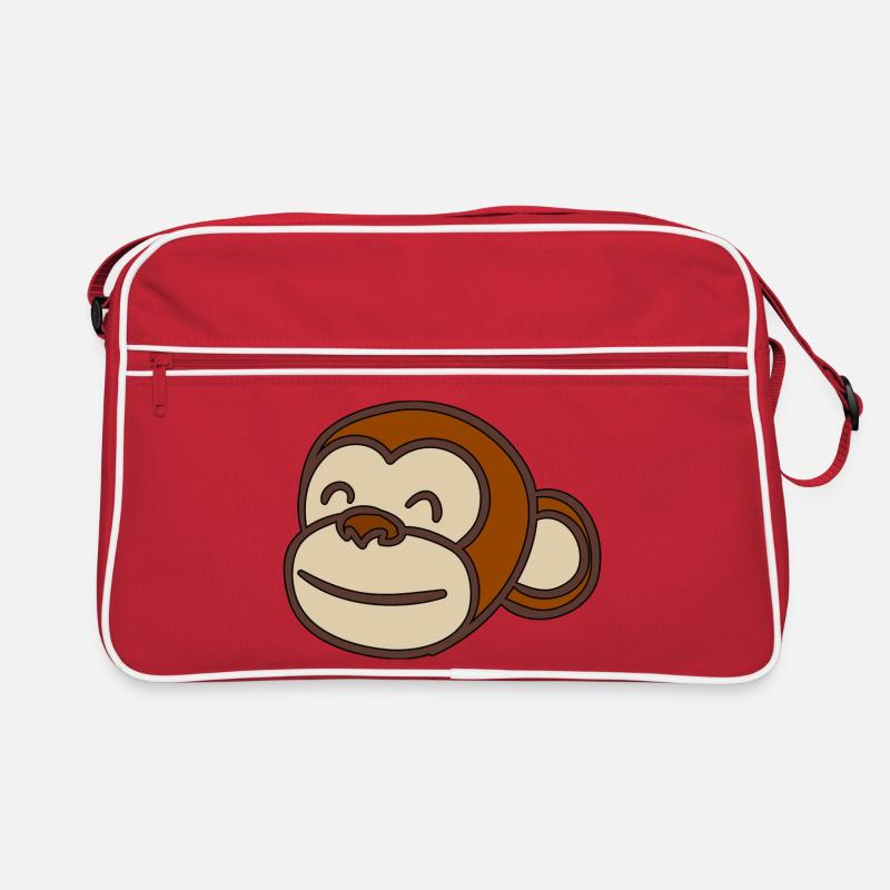 Tête de singe Sac Retro