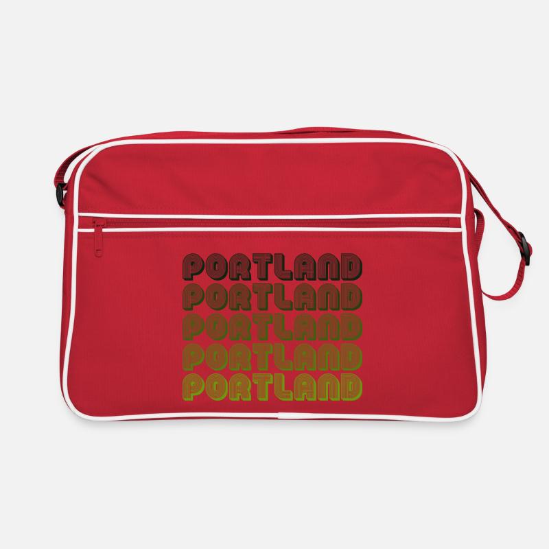 Portland Retro Gradient Pattern Retro Bag