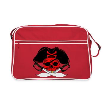 Pirate rouge - Sac Retro - rouge/blanc - Devant