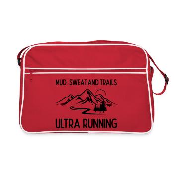 Ultra Running - Boue, sueur et sentiers - Sac Retro - rouge/blanc - Devant