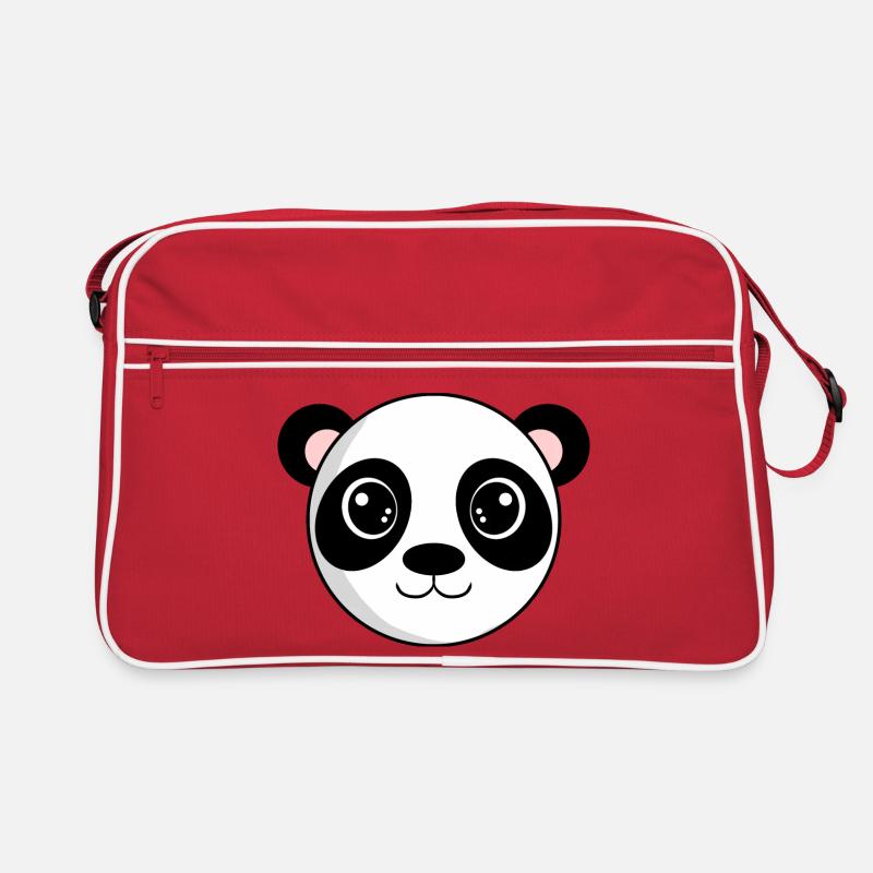 Panda Head Retro Bag