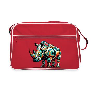Rhinoceros - Retro Bag - red/white - Front