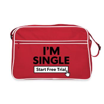 Start Free Trial Button Design - Retro Bag - red/white - Front