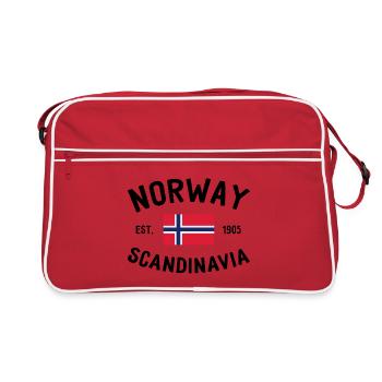 Norvège - Norvège - Norvège - Scandinavie - 1905 - Sac Retro - rouge/blanc - Devant