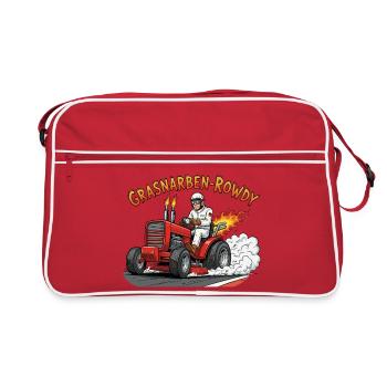 Truie d’herbe Hooligan - Sac Retro - rouge/blanc - Devant