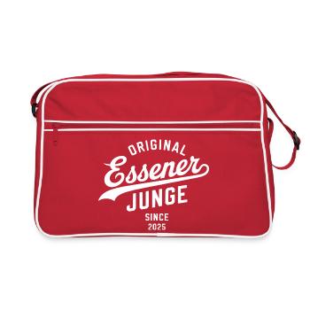 Real Essen Hoodie Food Shirt Mug Romper - Retro Bag - red/white - Front