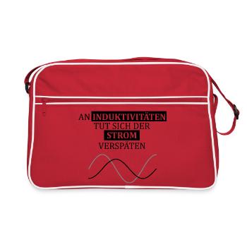 Drôle de dicton pour les ingénieurs électriciens, les ingénieurs - Sac Retro - rouge/blanc - Devant