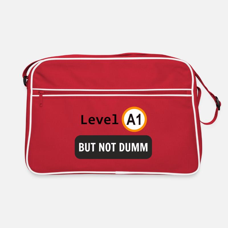  Language level A1, but not dumm Retro Bag