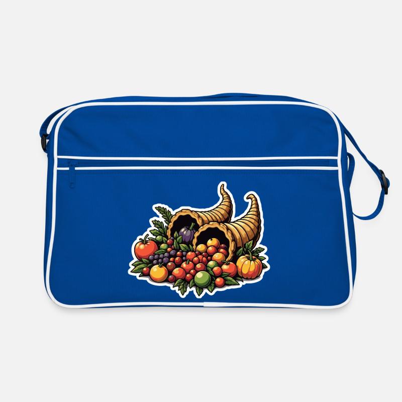 Autumn Harvest Cornucopia Retro Bag