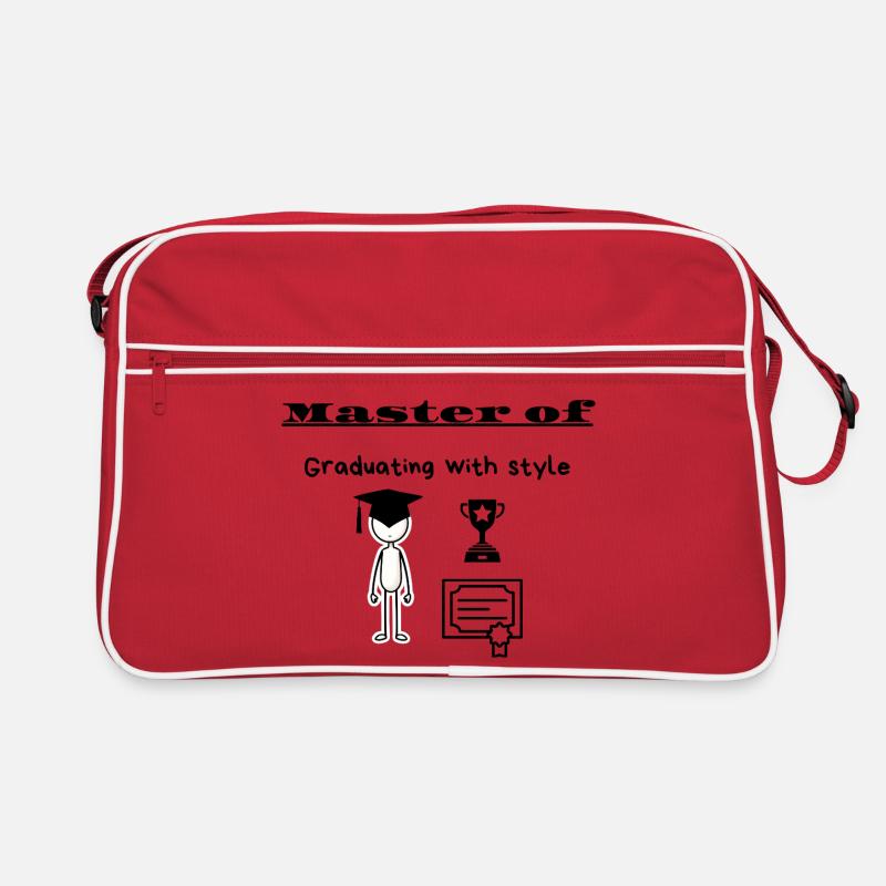 Master de l’obtention du diplôme avec style Sac Retro