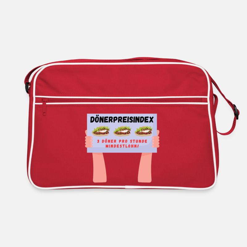 Dönerpreisindex Retro Tasche
