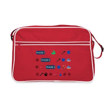 Superhero Order - Retro Bag - red/white - Front