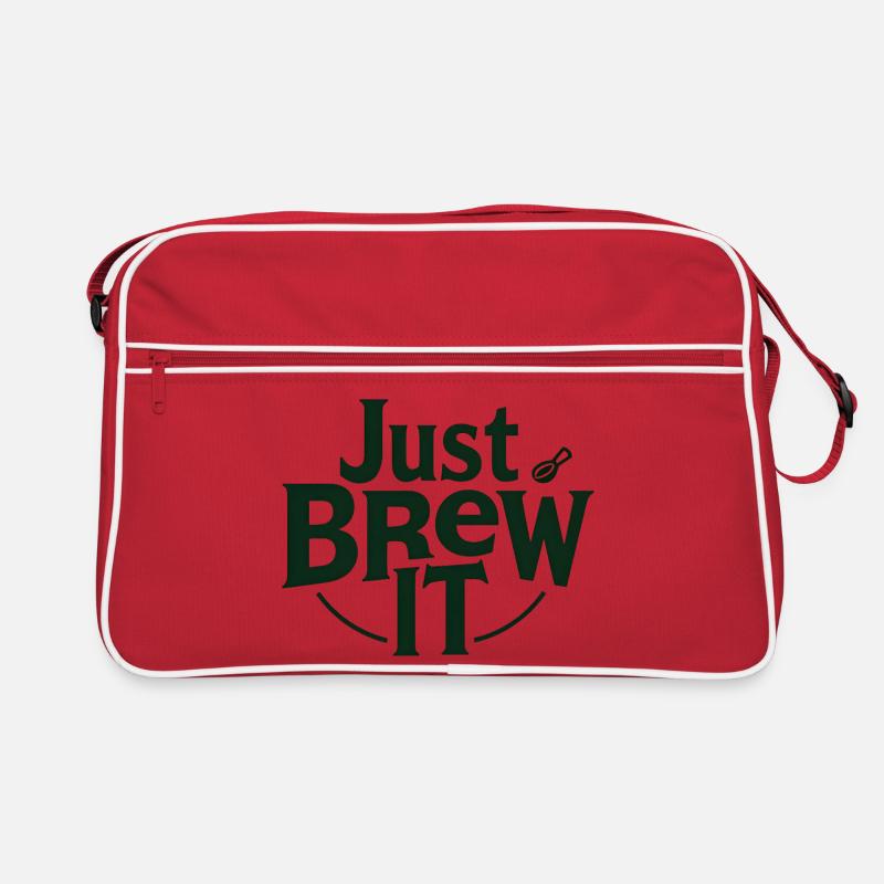 Just Brew It Logo Tee Sac Retro