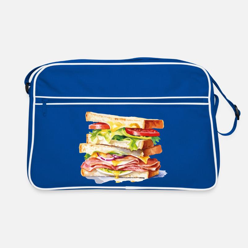 Artful sandwich stack Retro Bag