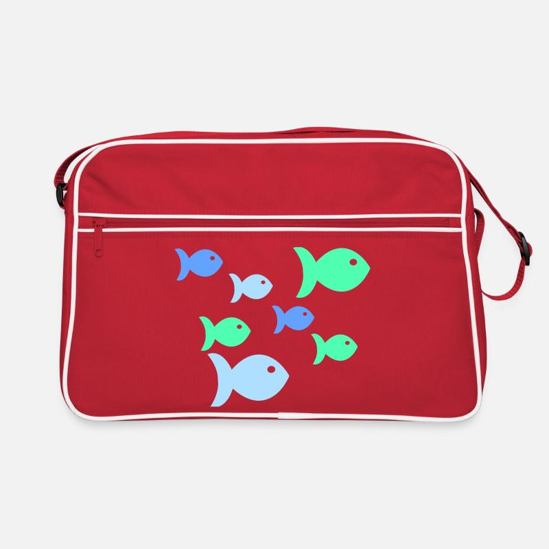 Pastel Fish Tropical Sea Fish Retro Bag