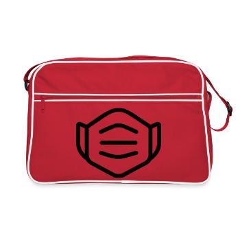 masque - Sac Retro - rouge/blanc - Devant