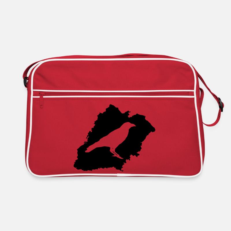 Kiersper Rauk mit Stadtsillhouette schwarz Retro Tasche