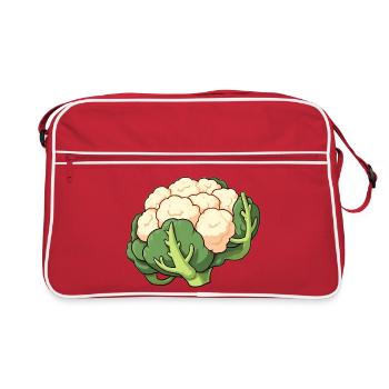 cauliflower - Retro Bag - red/white - Front
