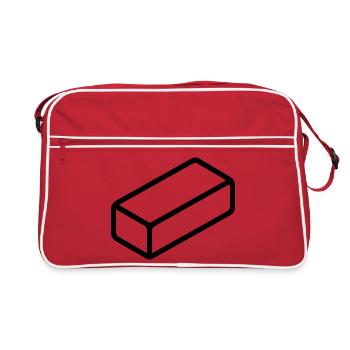 brick - Retro Bag - red/white - Front